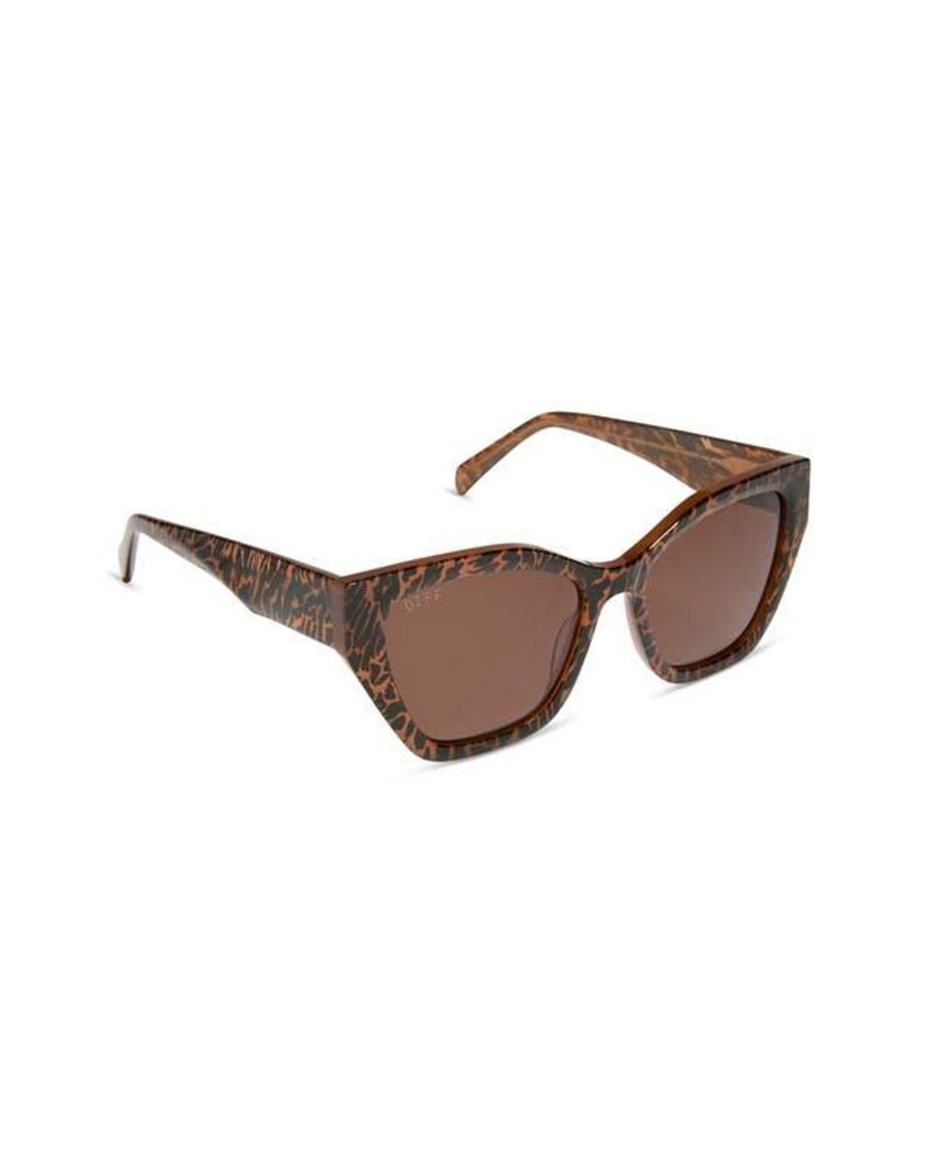 DIFF Brown Evie 54Mm Cat Eye Sunglasses