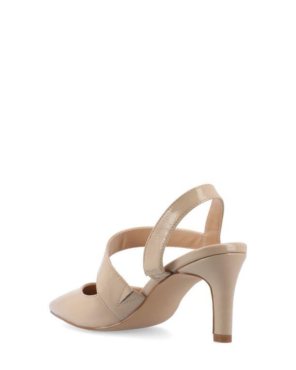 Journee Collection Natural Scarlett Pointed Toe Pump