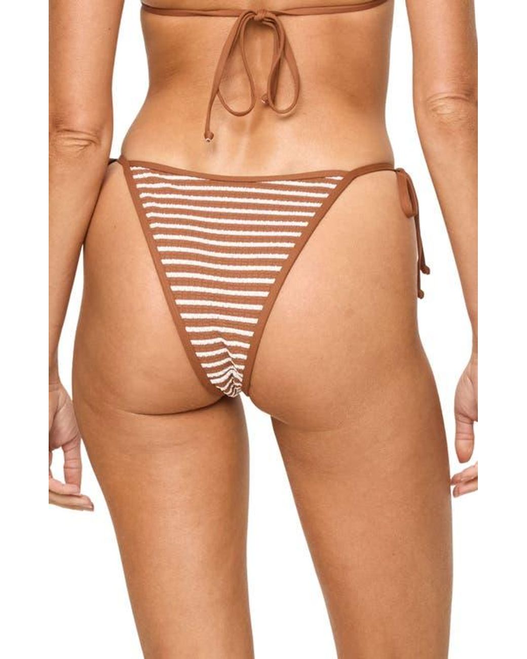 LSPACE Brown Levy Bitsy Bikini Bottoms