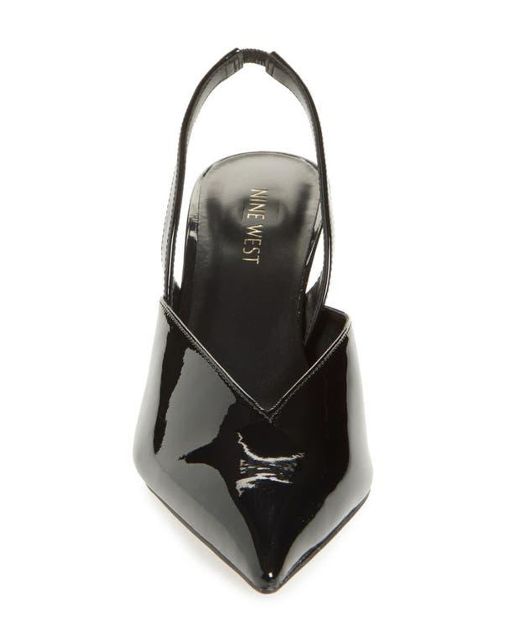 Nine West Black Lamma Slingback Pump