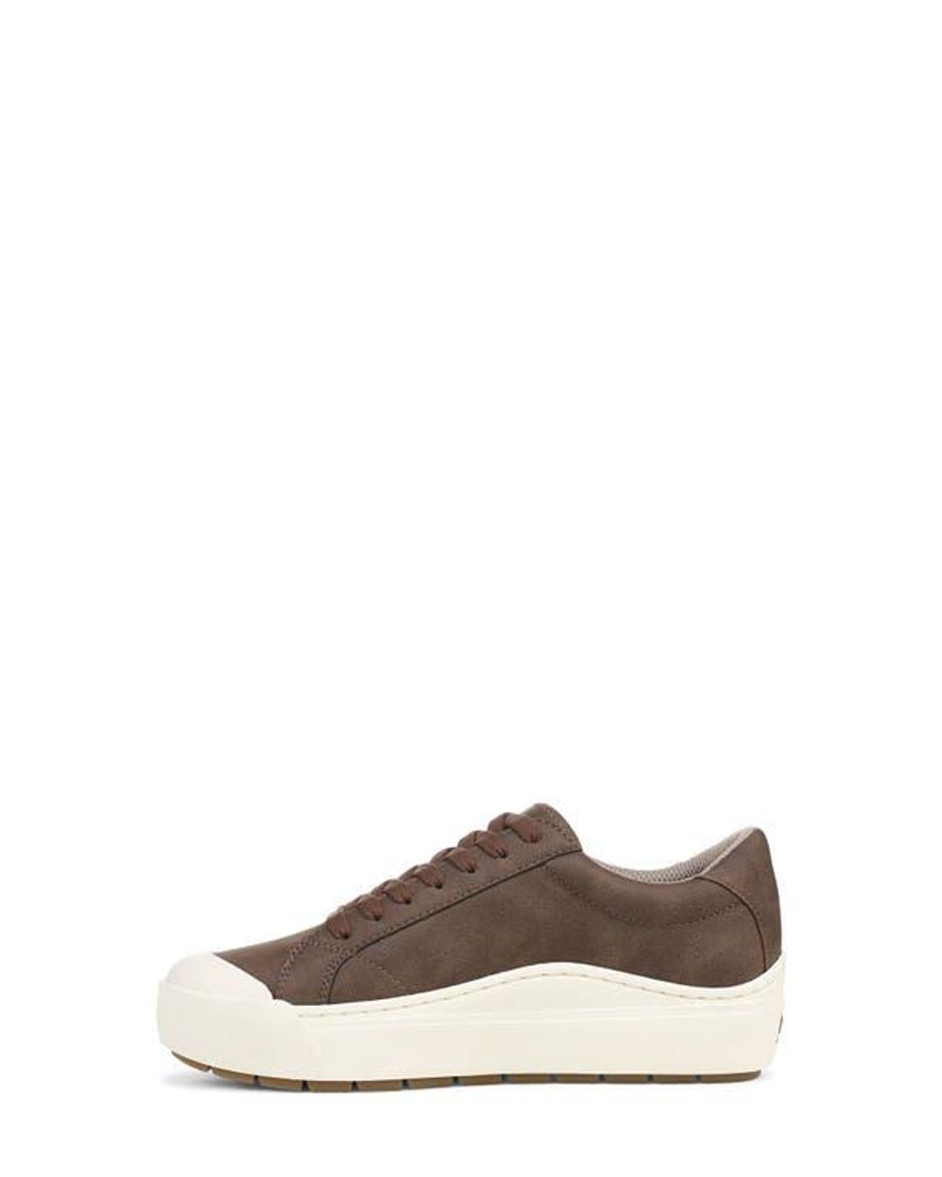 Dr. Scholls Brown Time Off Platform Sneaker