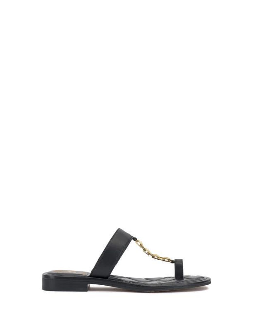 Vince Camuto Black Lexie Toe Loop Sandal