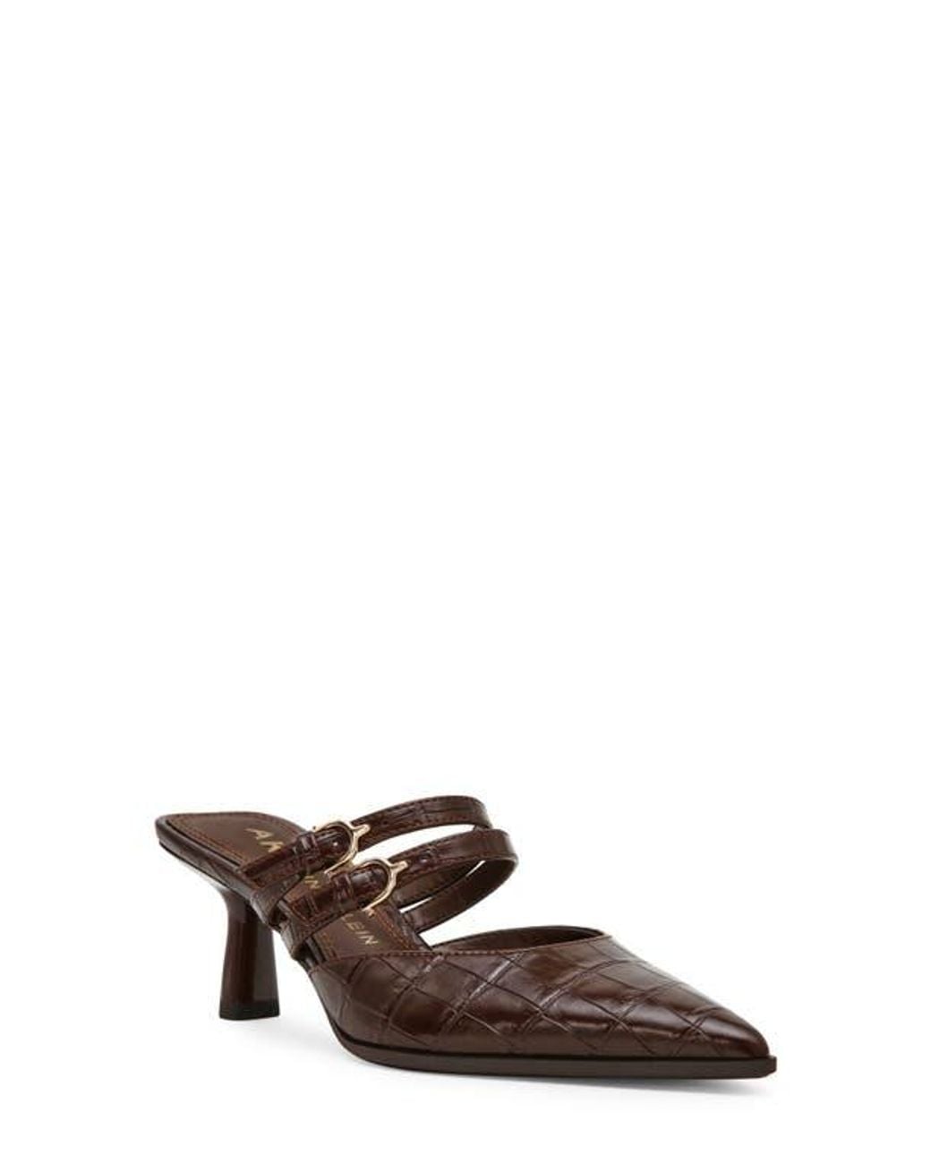 Anne Klein Brown Colden Mule