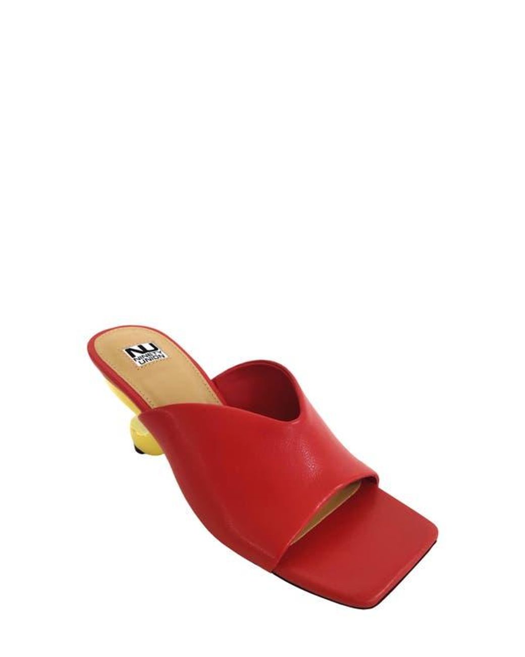 Ninety Union Red Gypsy Square Toe Mule