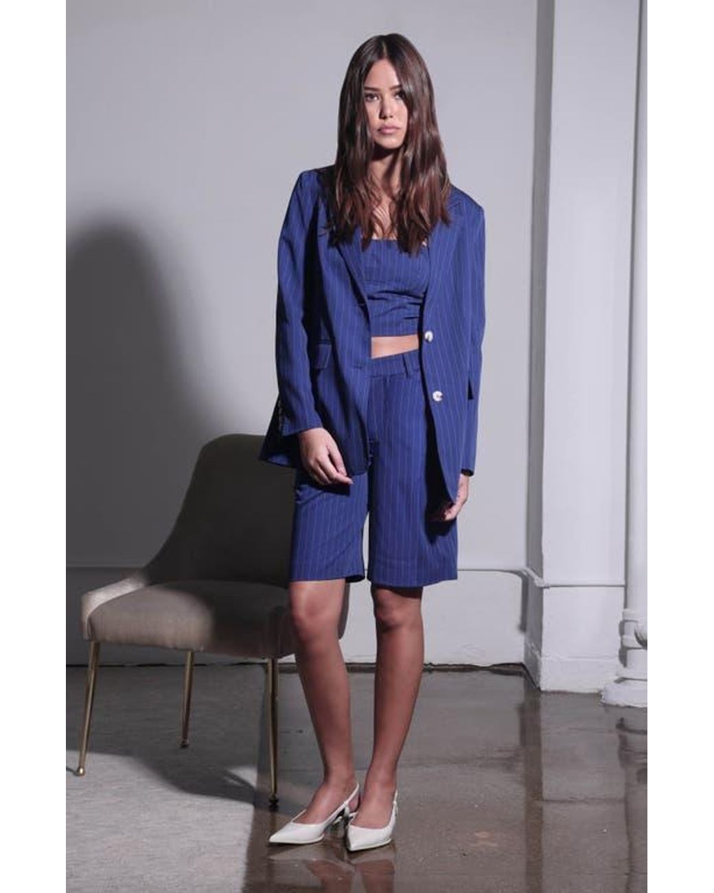 Walter Baker Blue Kendrick Blazer