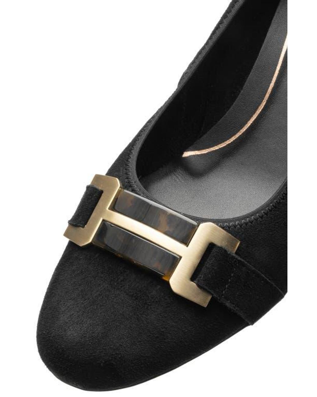 Ara Black Nebula Block Heel Pump