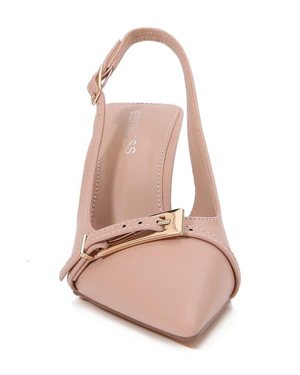 BERNESS Pink Coraline Pointed Toe Slingback Pump