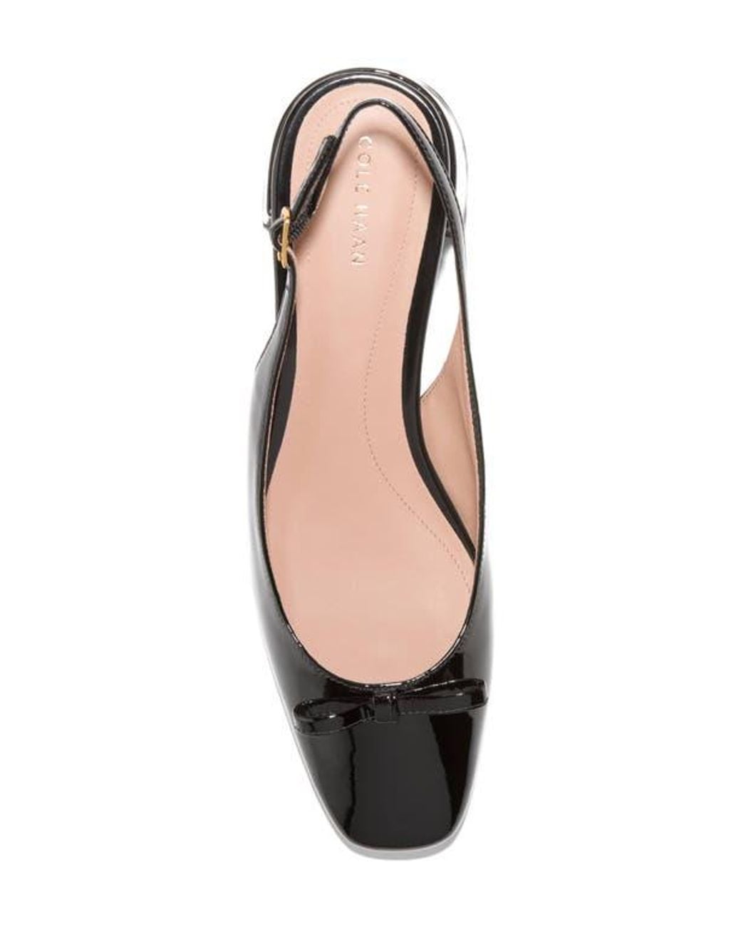 Cole Haan Black Patsy Bow Slingback Pump