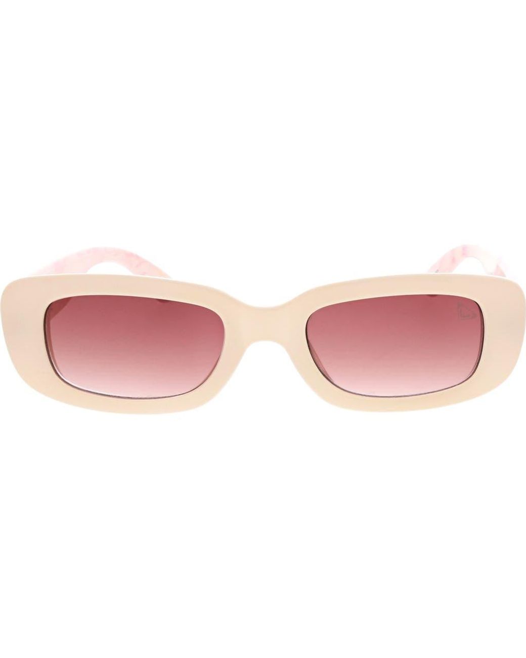 Roxy Pink 53Mm Slim Oval Sunglasses