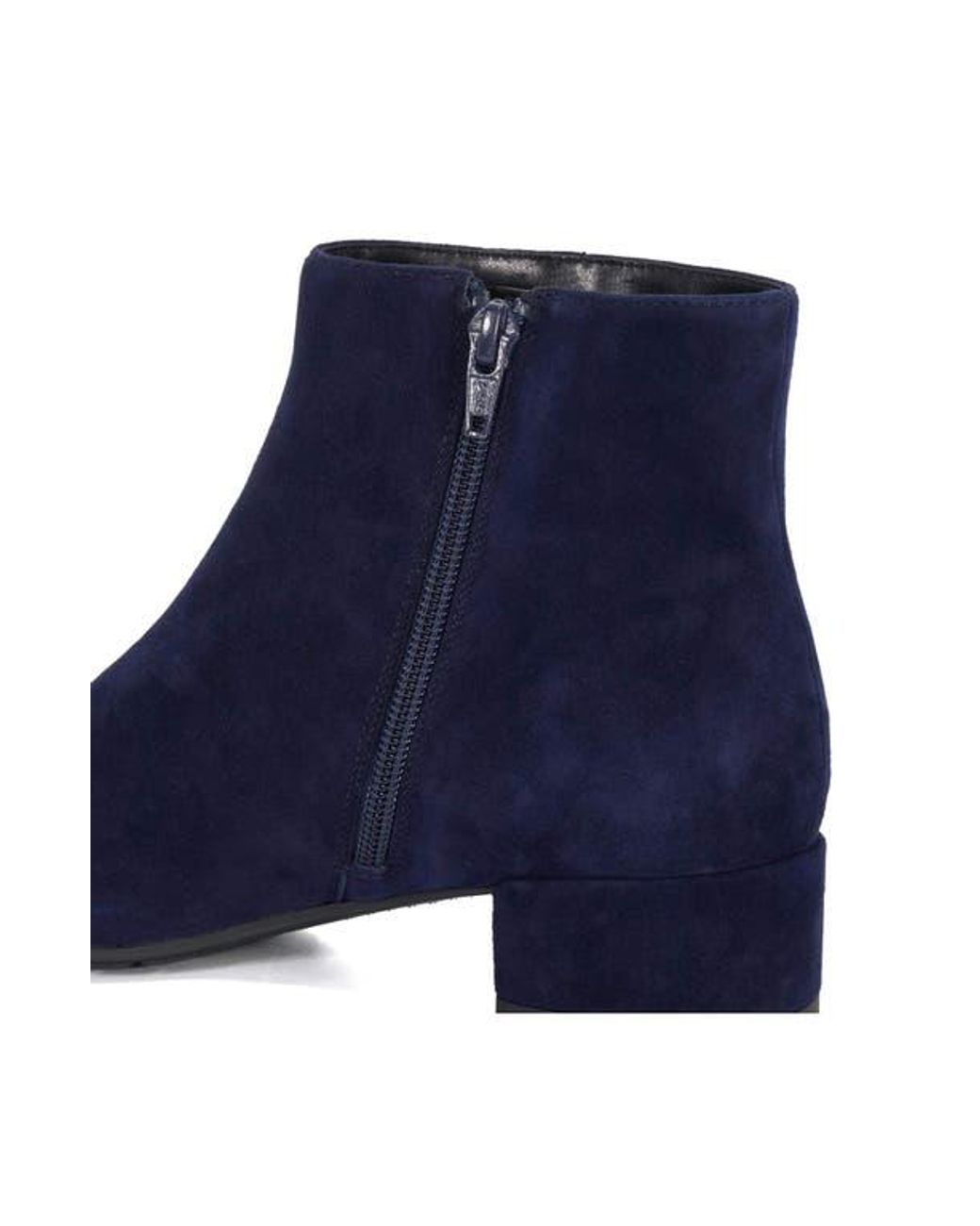 Dune Blue Pippie Ankle Bootie