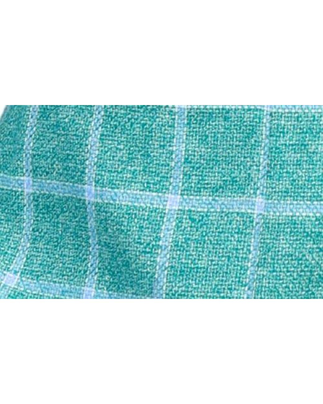 Tailorbyrd Blue Textured Yarn Dye Windowpane Sport Coat for men