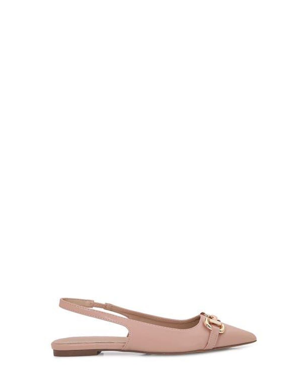 BERNESS Pink Caroline Slingback Skimmer Flat