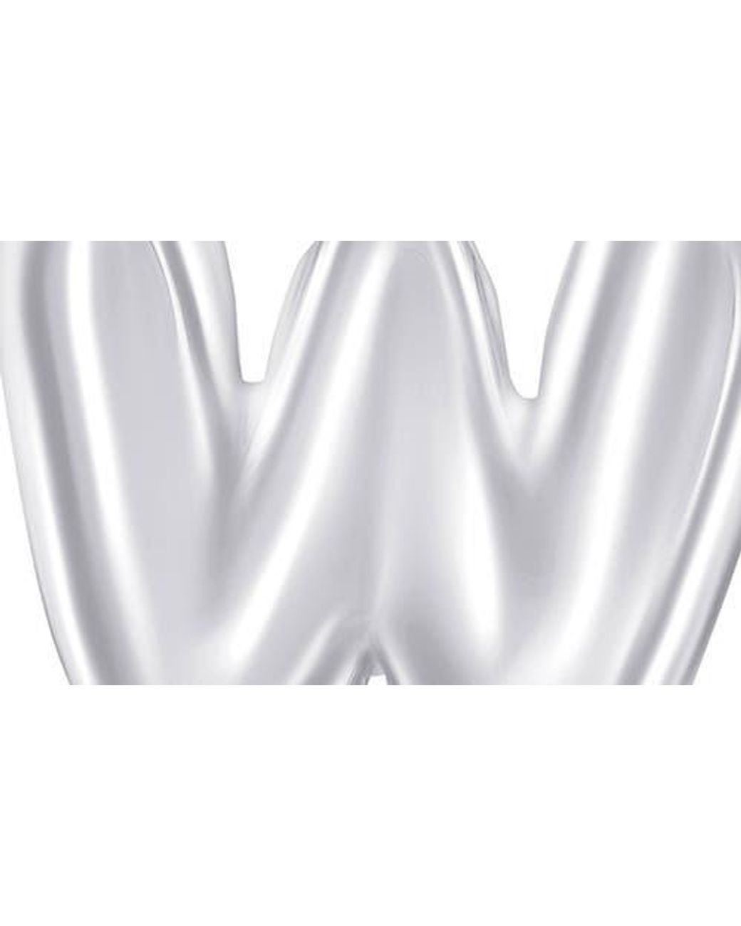 Simona White Bubble Initial Pendant Necklace