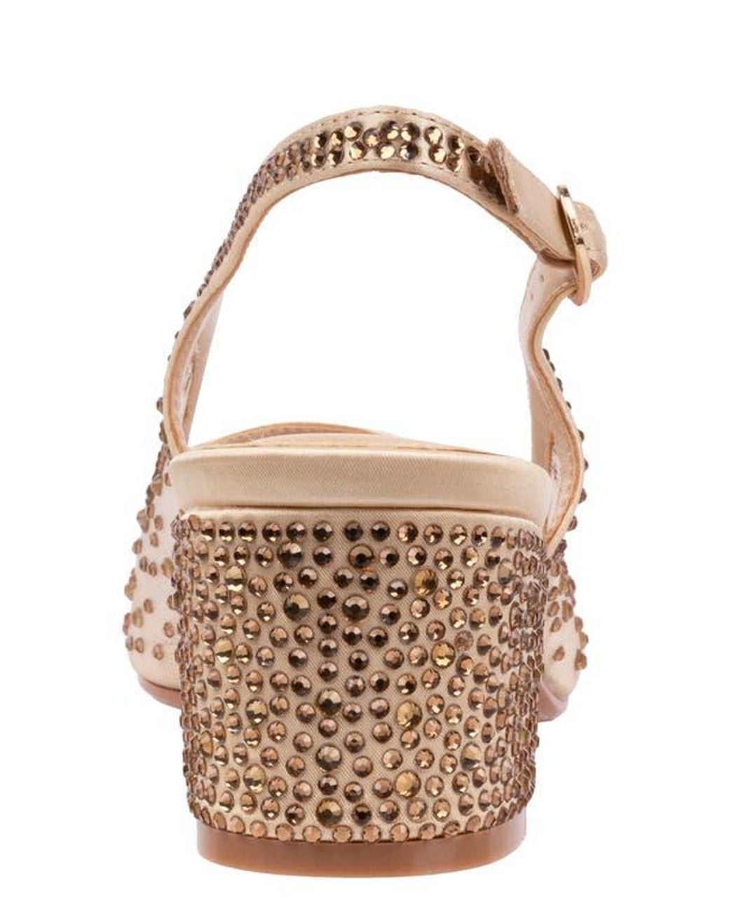Lady Couture Natural Demin Slingback Pump