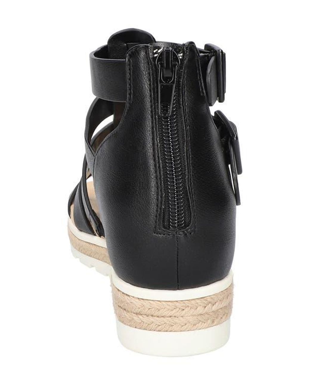 Easy Street Black Simon Caged Sandal