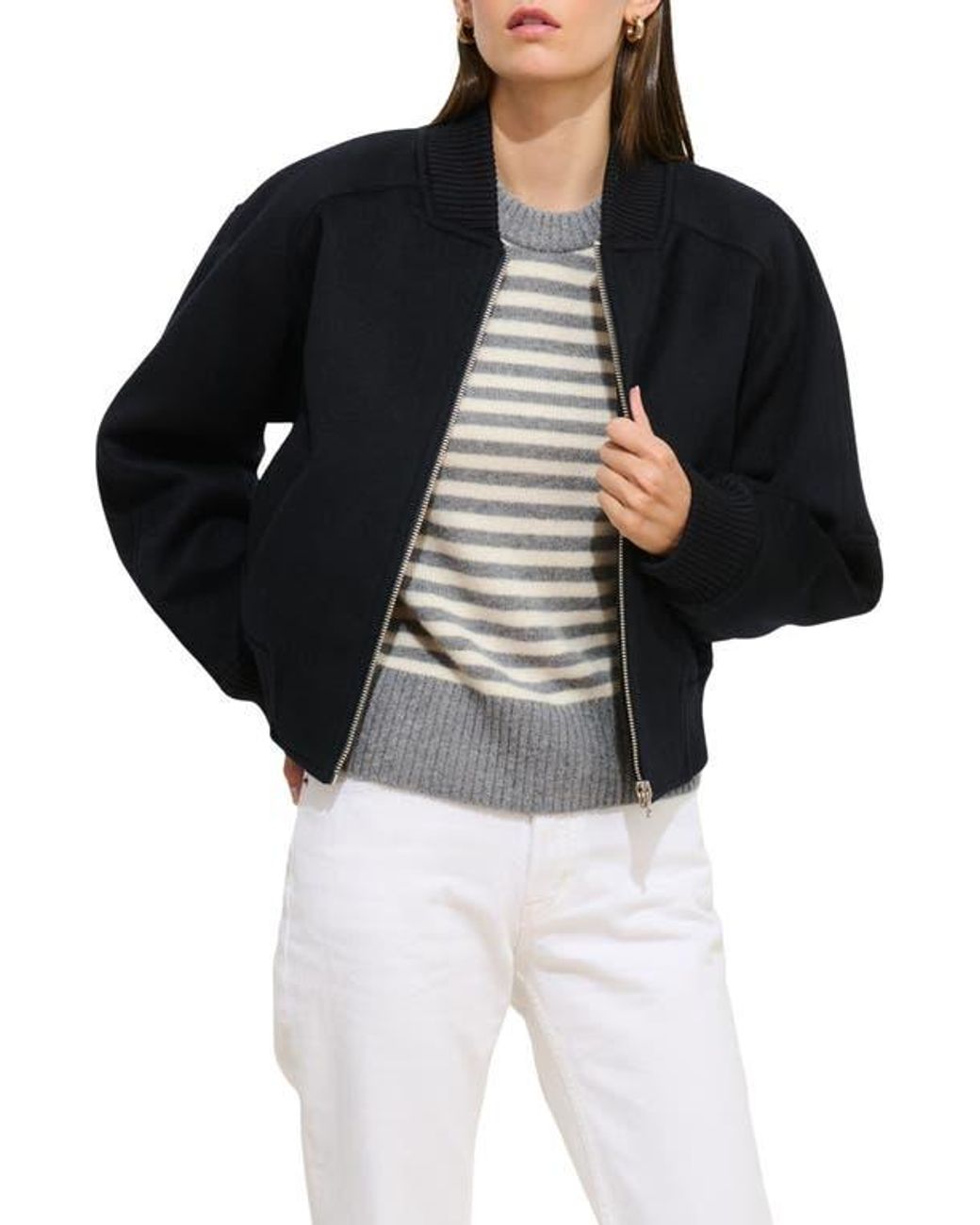 Alex Mill Black Bowery Street Wool Jacket