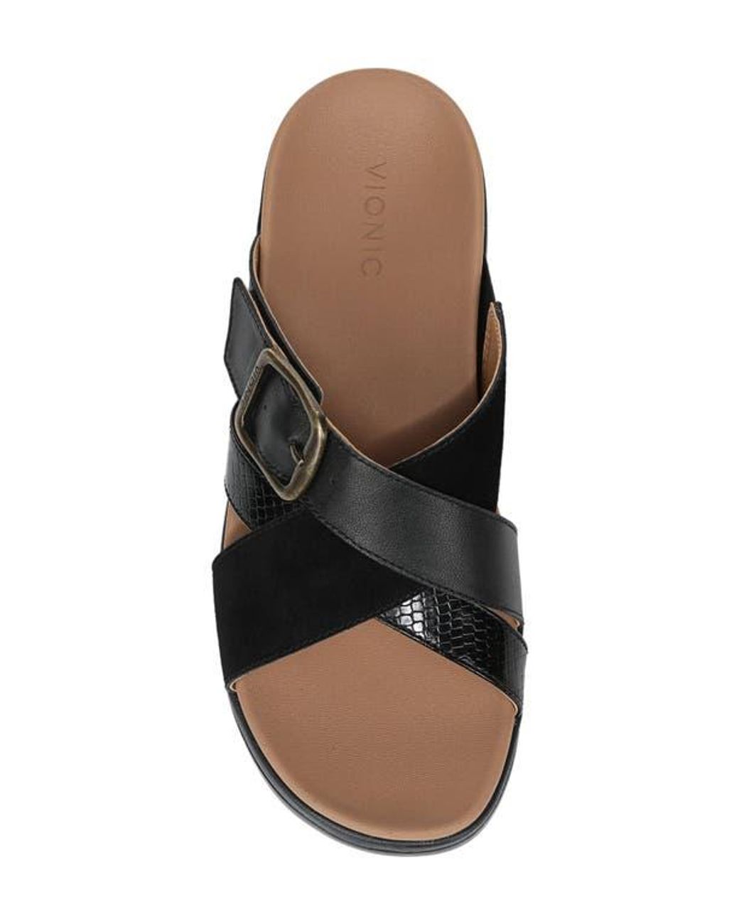 Vionic Black Starla Sandal