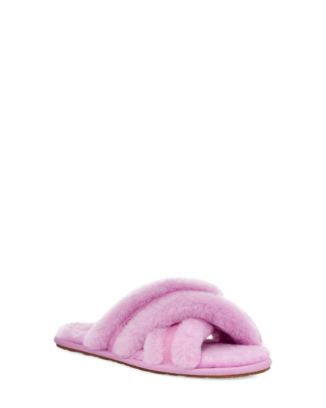 Elastisk bruser Ambient UGG Scuffita Genuine Shearling Slide Slipper In Wildflower At Nordstrom  Rack in Pink | Lyst