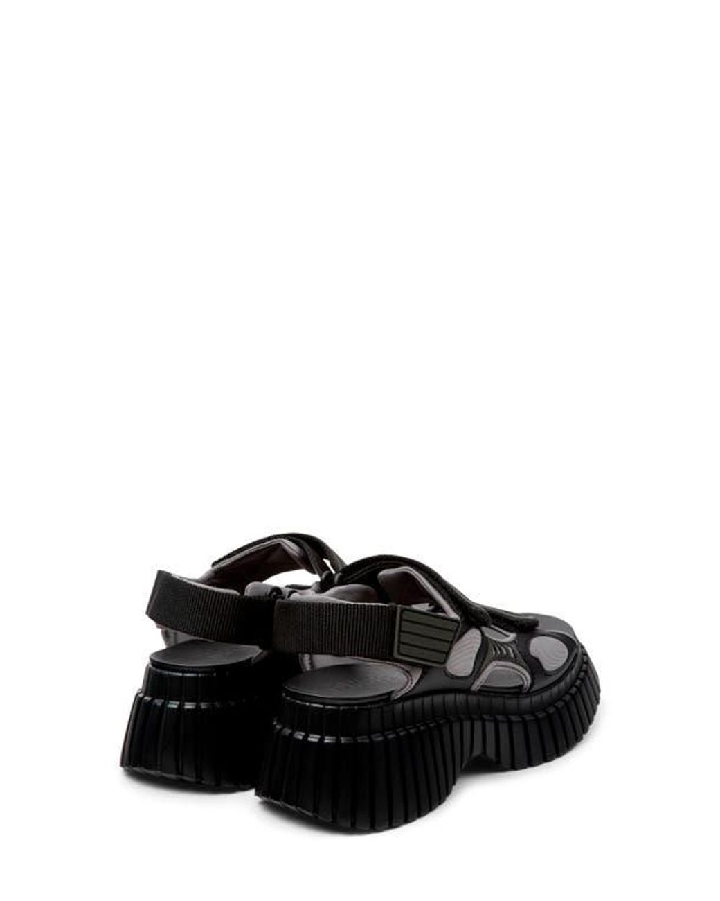 Camper Black Pix Bcn Platform Sandal
