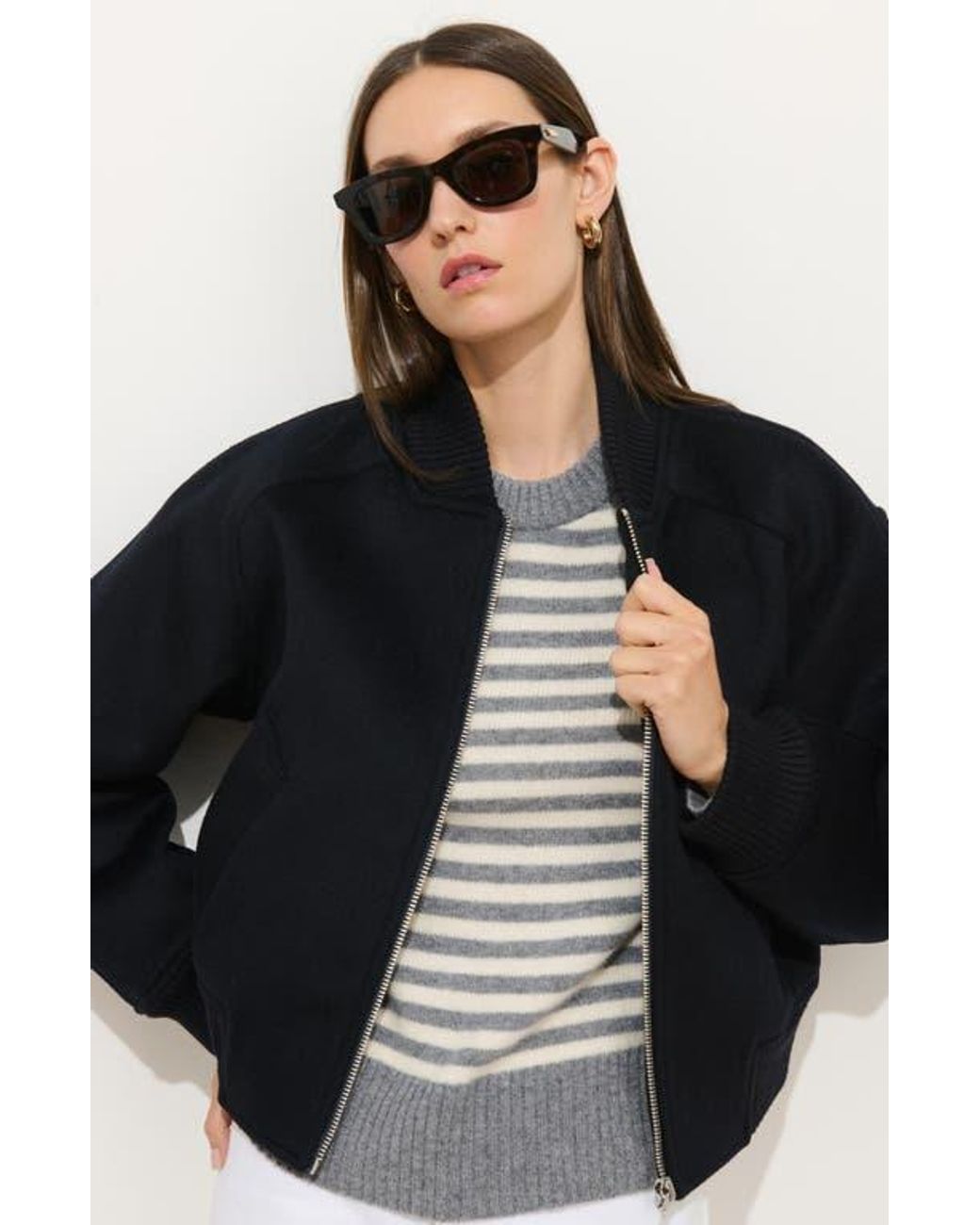 Alex Mill Black Bowery Street Wool Jacket