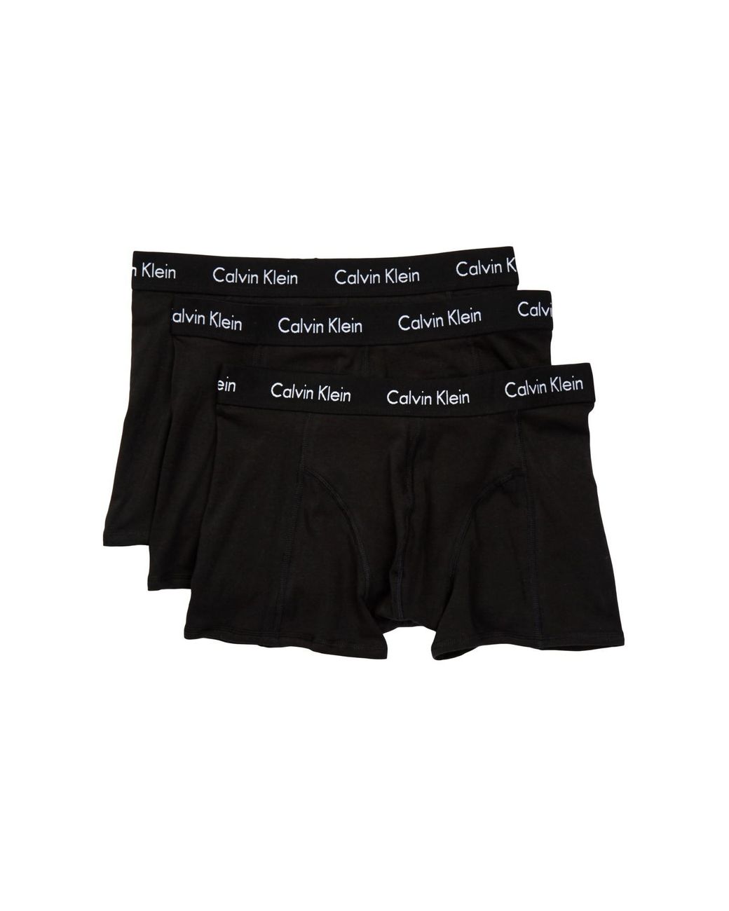 Calvin Klein Body Defining Trunk - Pack Of 3 in Black for Men | Lyst