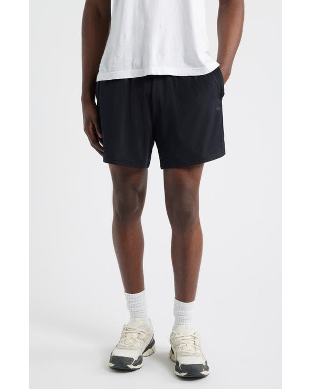 24/7 Black Dna Performance Mesh Shorts for men