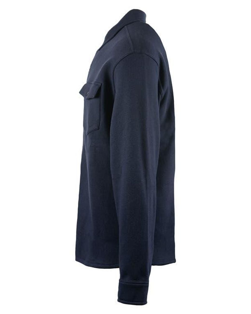 Burnside Blue Fleece Shirt Jacket for men
