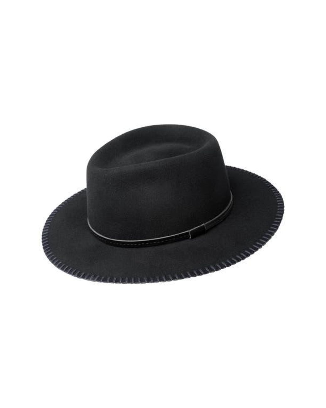 Bailey Black Ganon Felted Wool Fedora for men