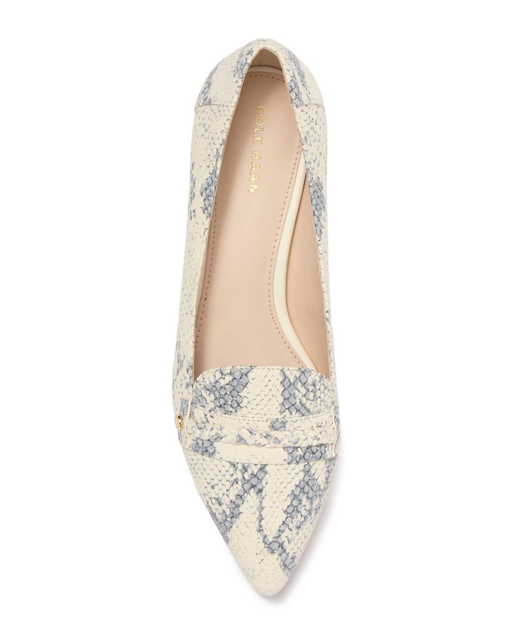 cole haan snakeskin loafers