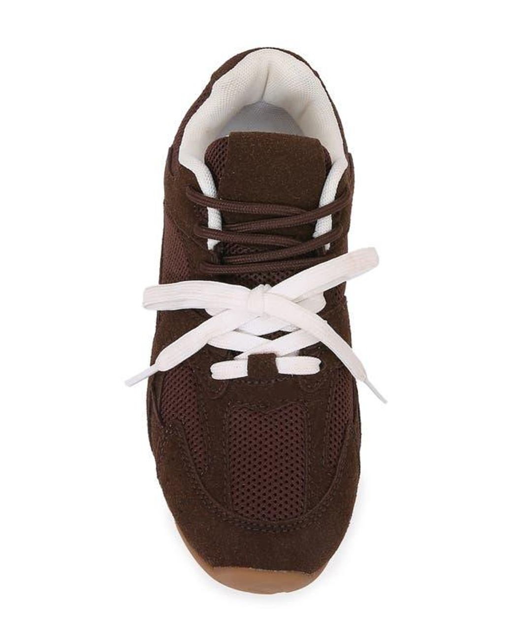 BERNESS Brown Lula Double Lace Sneaker