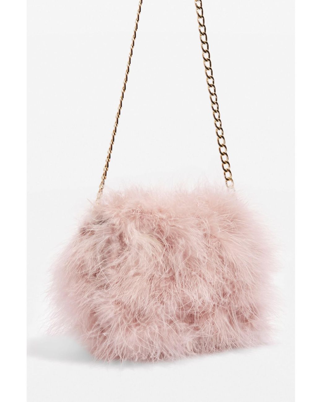 Topshop Frosty Black Feather Grab Bag