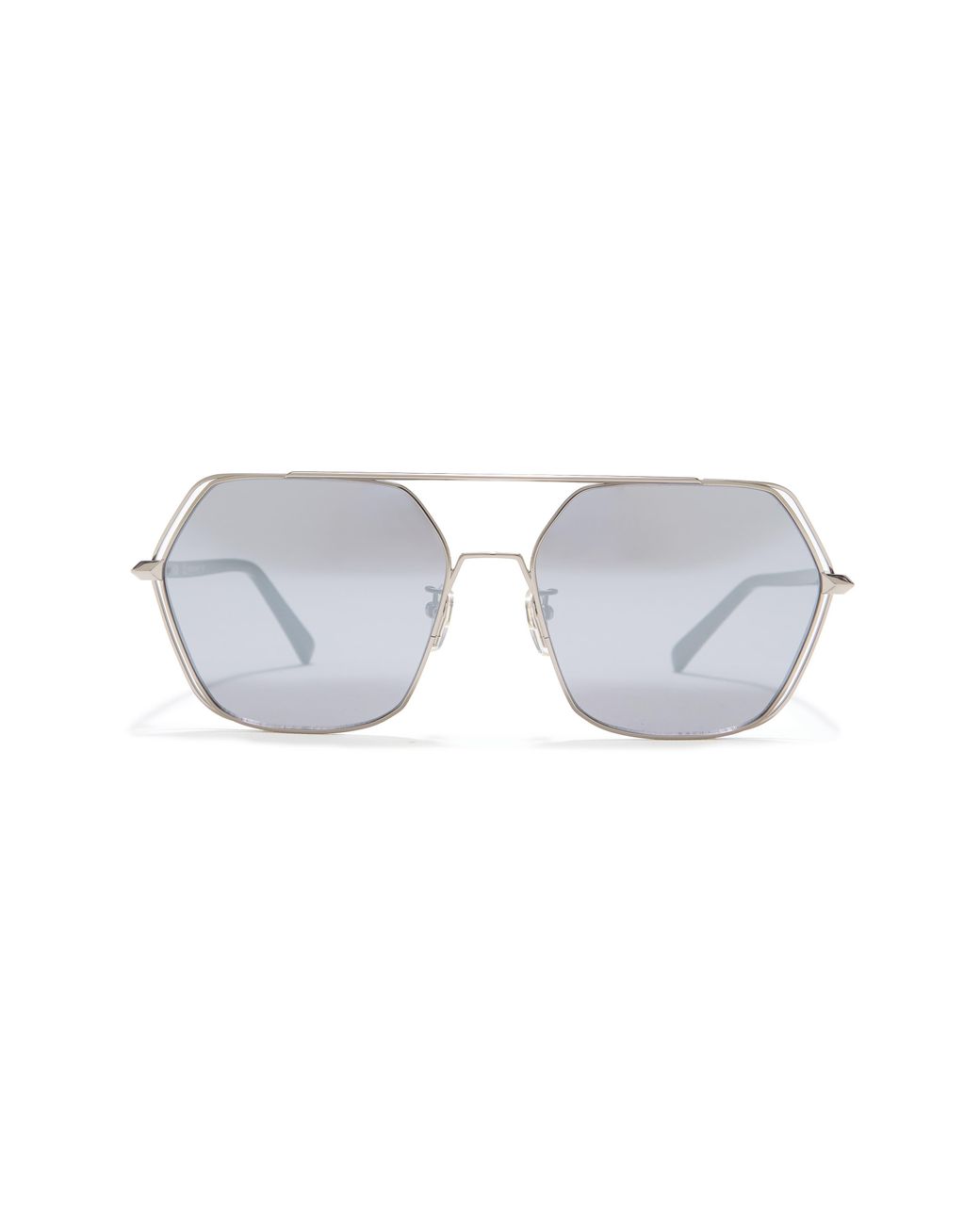 MCM 61mm Hexagon Sunglasses In Shiny Light Gunmetal At Nordstrom