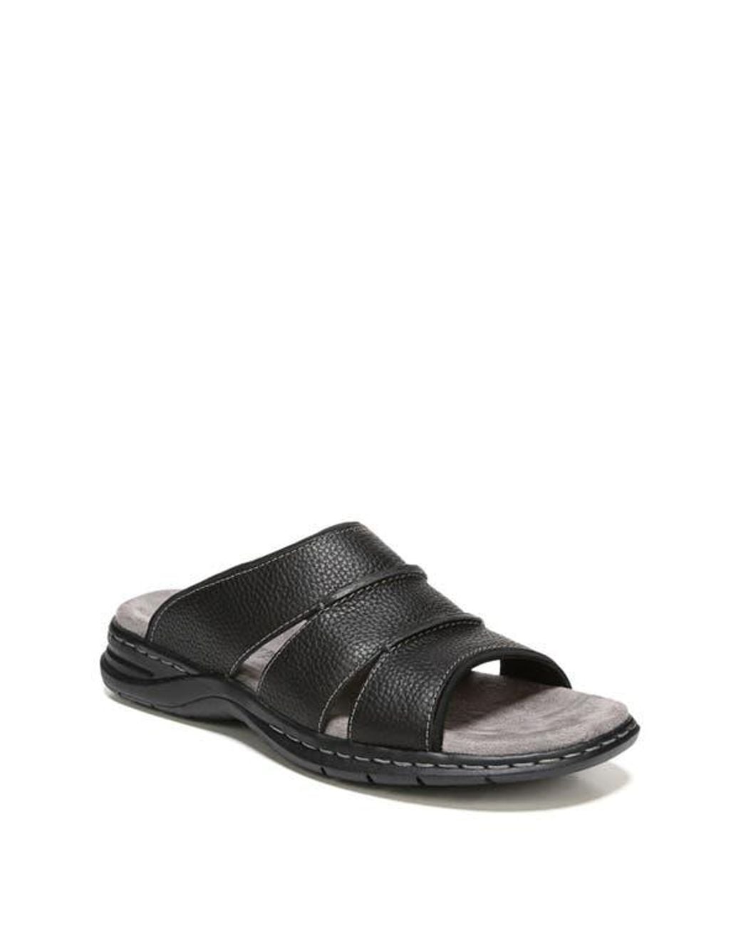 Dr. Scholls Black Gordon Sandal for men