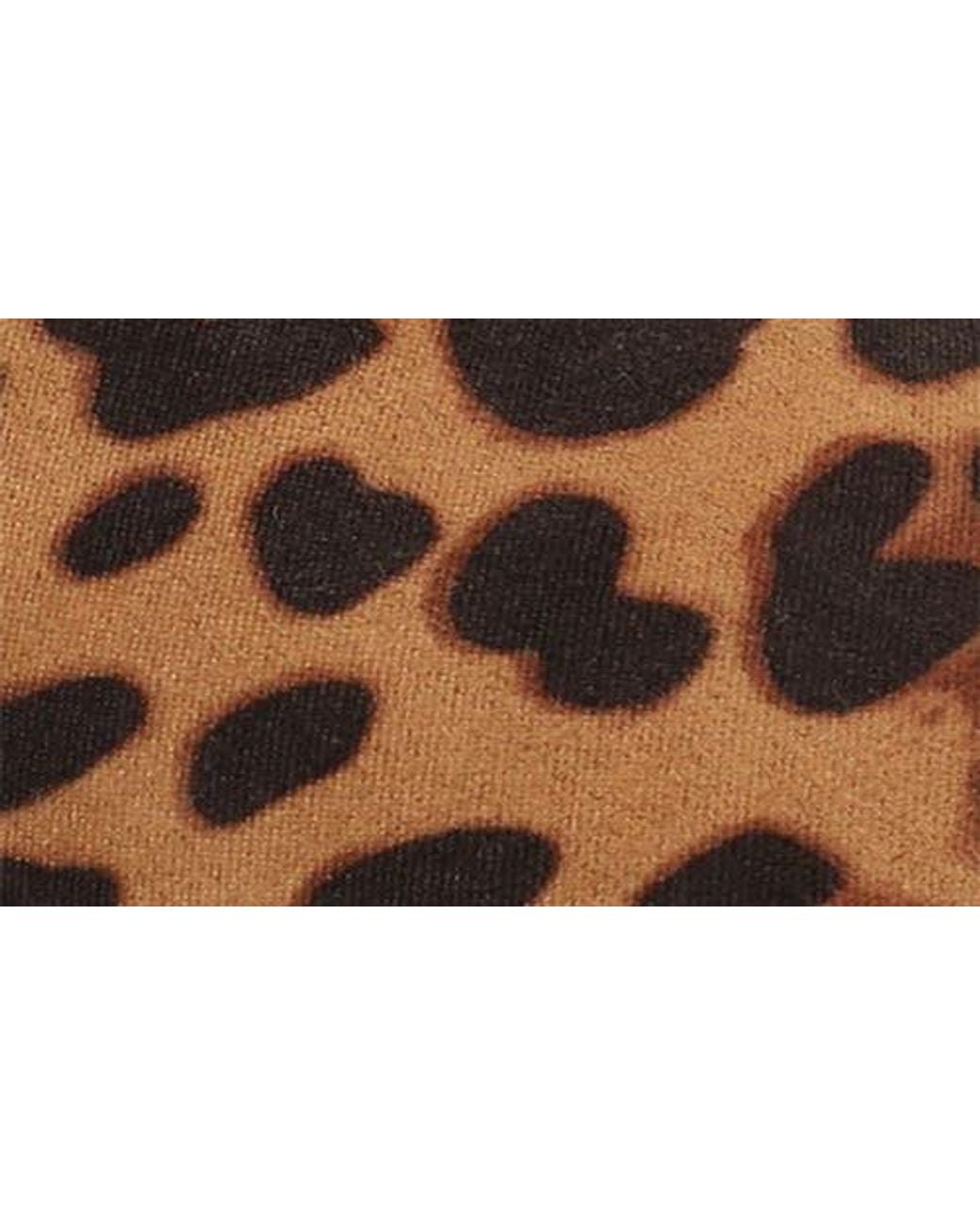 Journee Collection Brown Leopard Split-Side Ankle Booties