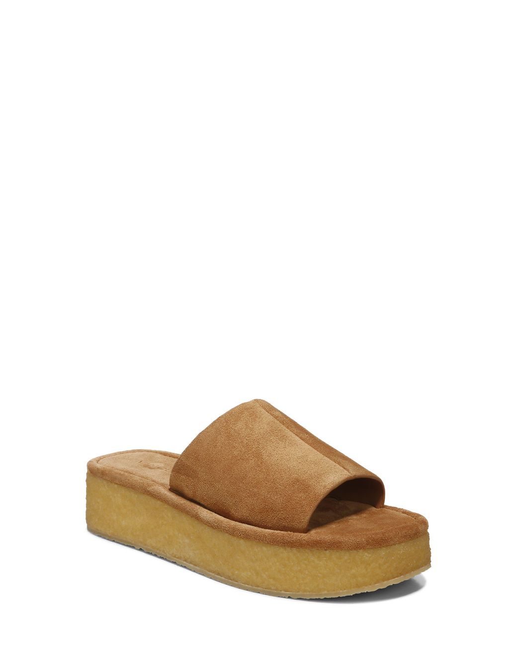 Vince Palley Platform Slide Sandal in Brown | Lyst