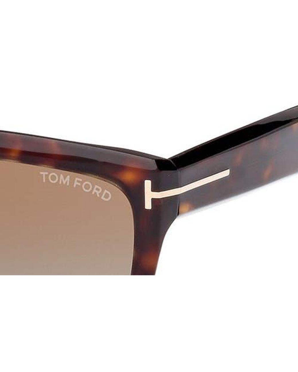 Tom Ford Brown Alberto 55Mm Gradient Square Sunglasses for men