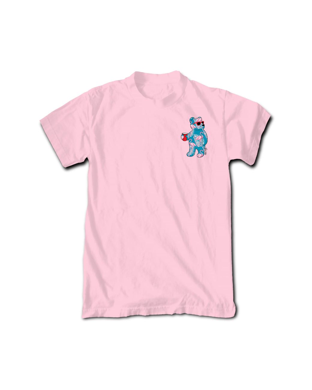 Riot Society Flamingo Bear Graphic T-shirt in Pink for Men | Lyst