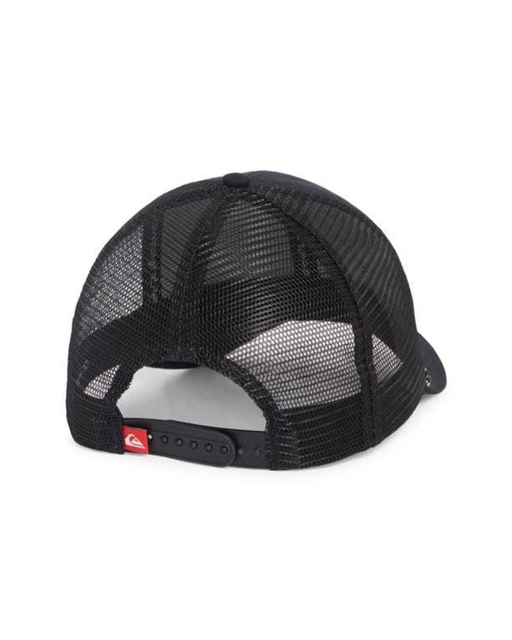 Quiksilver Black Final Days Mesh Trucker Hat for men