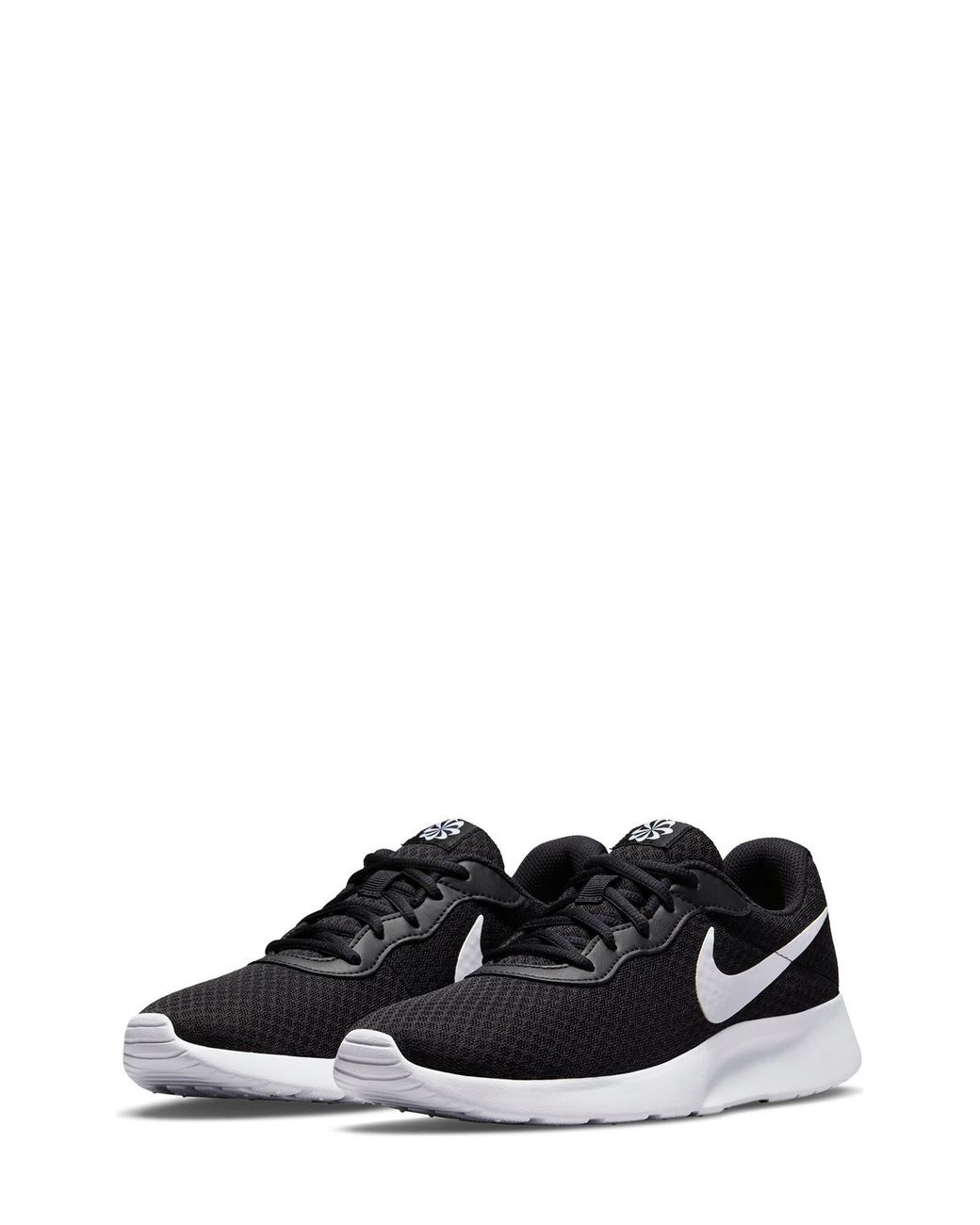 Nike Tanjun Running Shoe In Black/white At Nordstrom Rack | Lyst