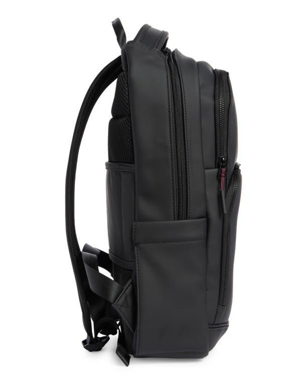 Bonobos Black Rubberized Backpack for men