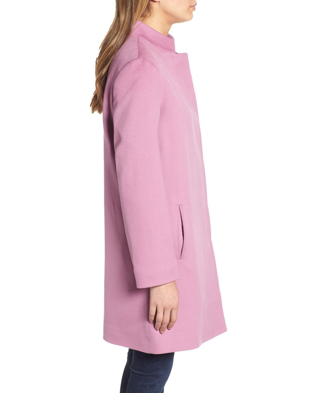 Fleurette Loro Piana Wool Coat in Pink Lyst