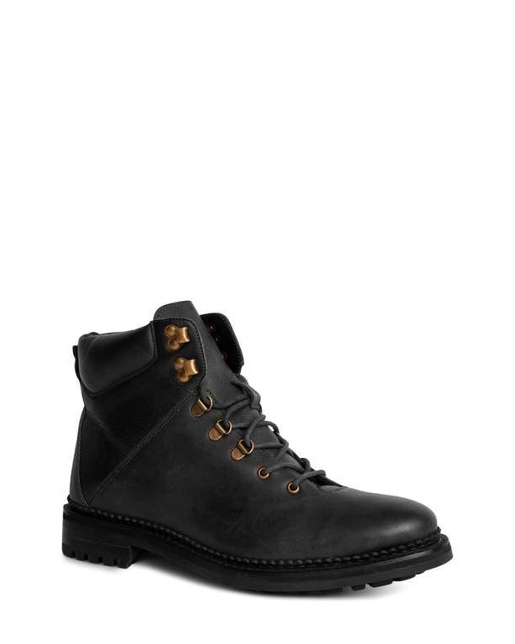 Anthony Veer Black Rockefeller Hiking Boot for men