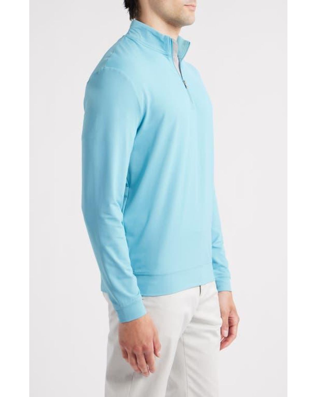Johnnie-o Blue Motion Performance Quarter Zip Pullover for men