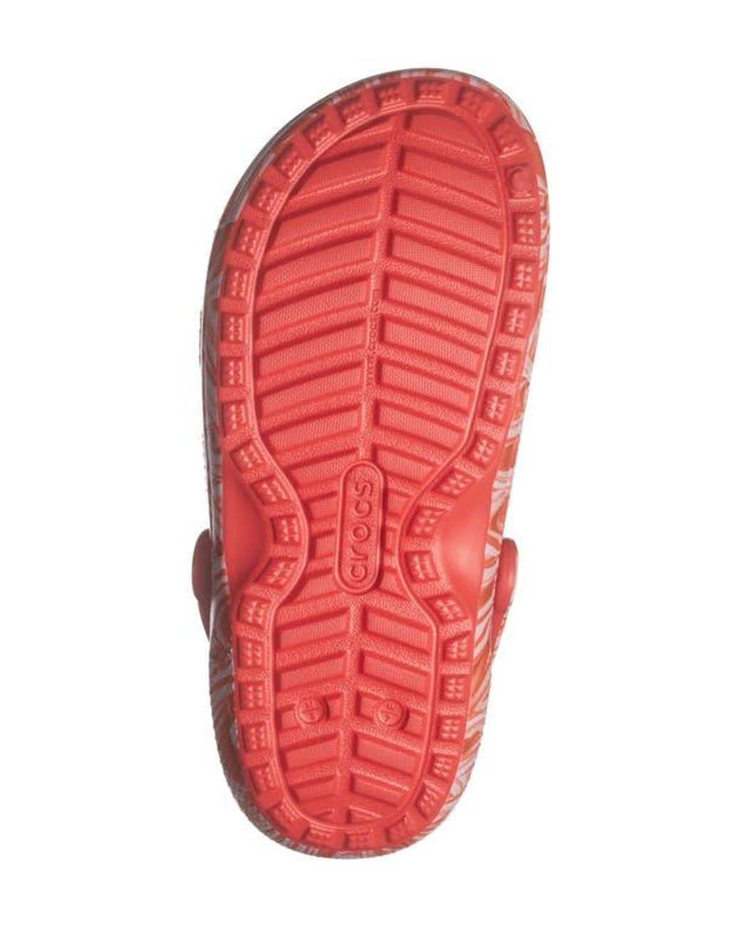 CROCSTM Pink Classic Lined Candy Cane Clog