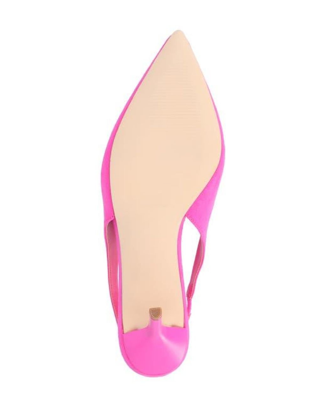 Journee Collection Pink Elenney Slingback Pump
