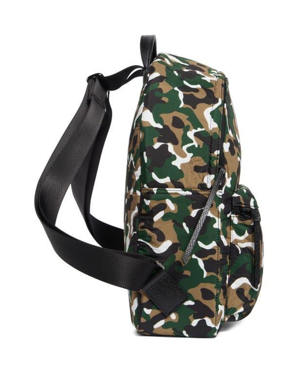 Longchamp Green Camo Backpack