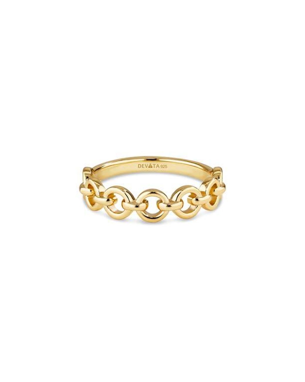 DEVATA Metallic Cable Link Ring