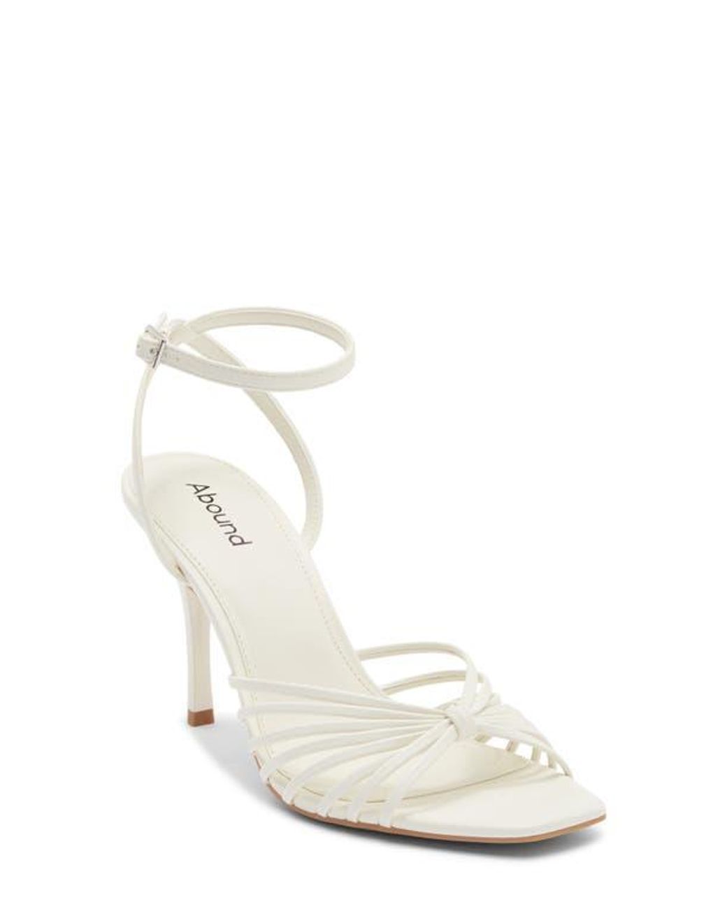 Abound White Dulce Ankle Strap Sandal