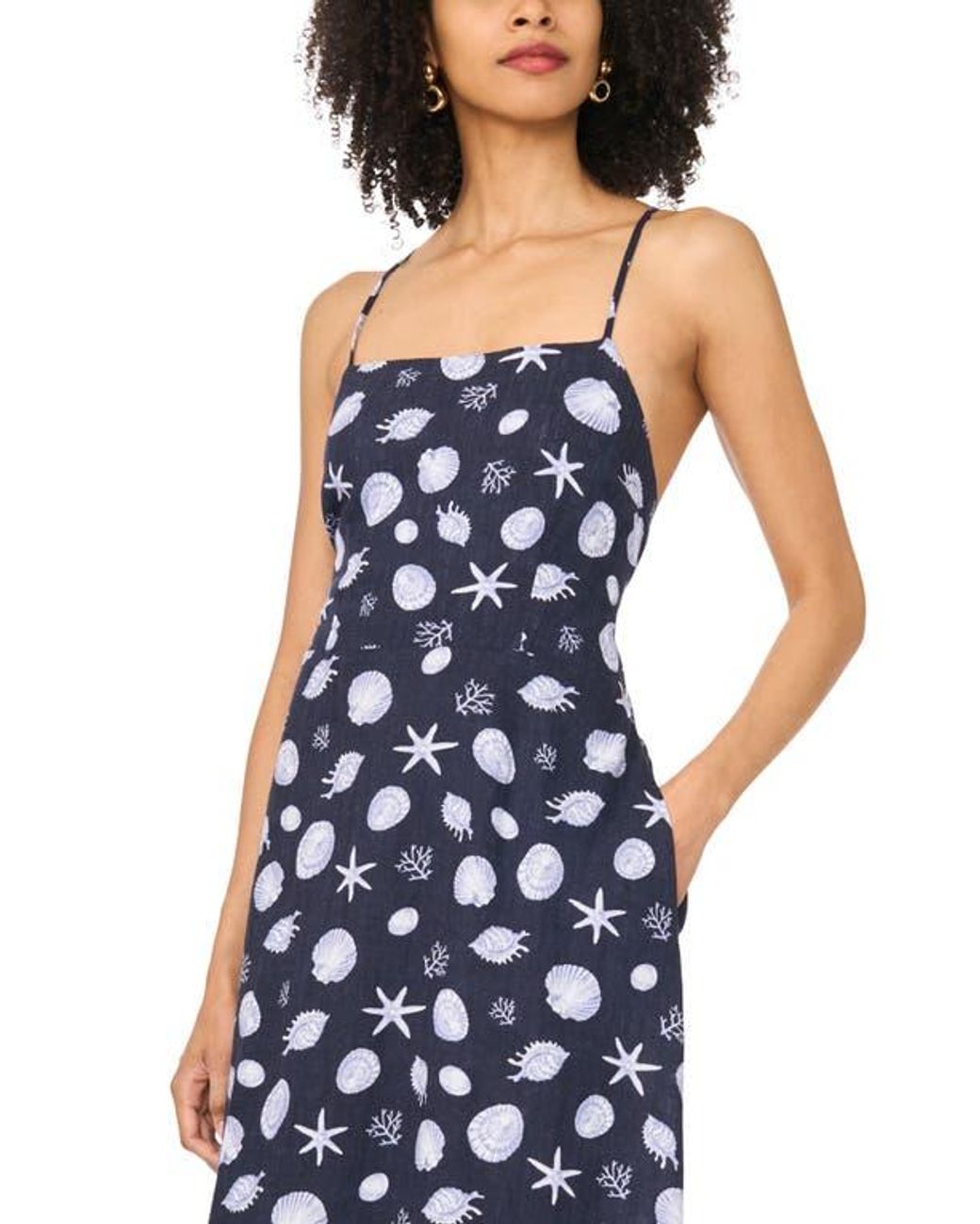 1.STATE Blue Cami Maxi Dress