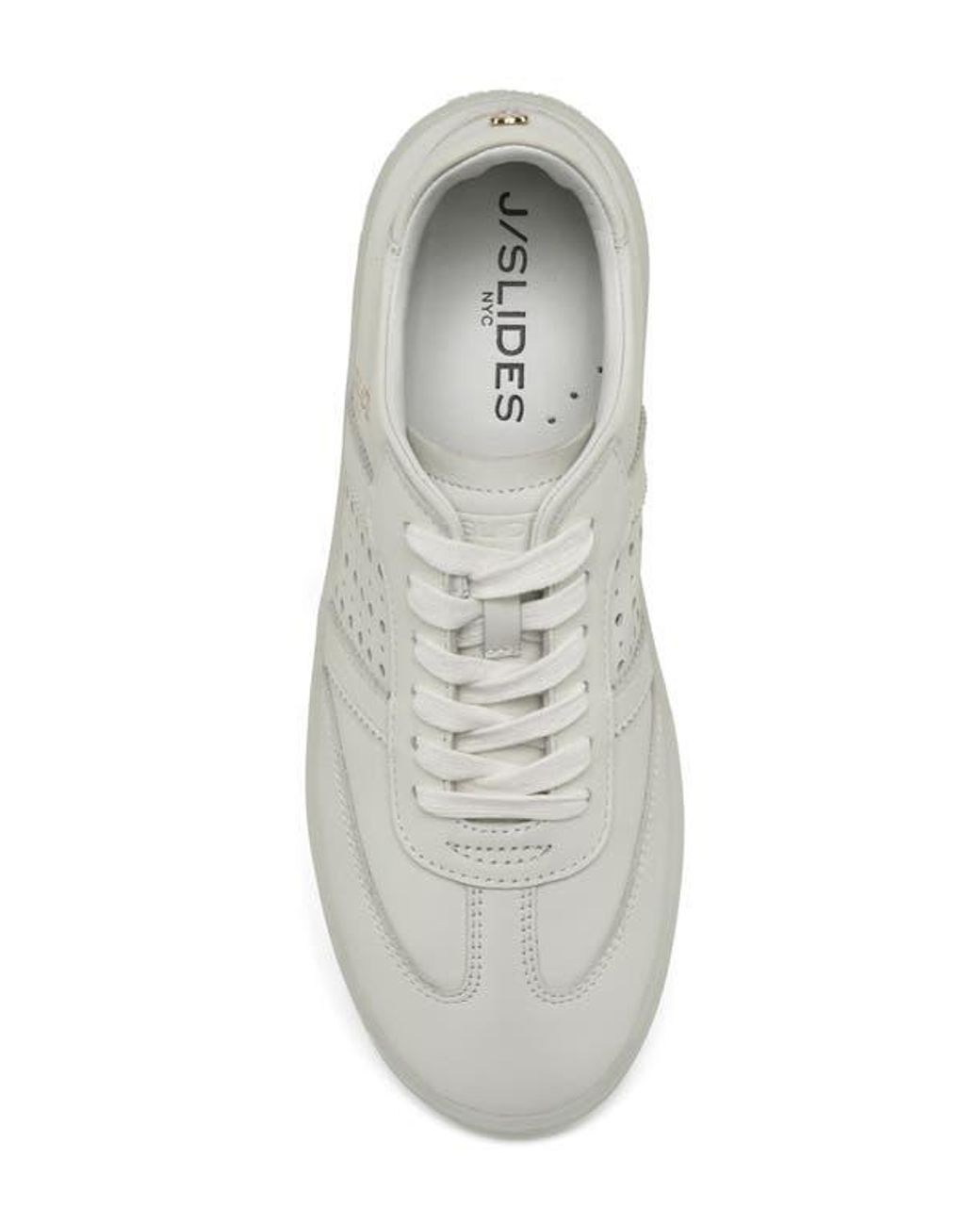J/Slides White Hunter Leather Sneaker